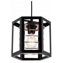 Подвесной светильник Imex MD.8818 MD.8818-1-P BK+FGD