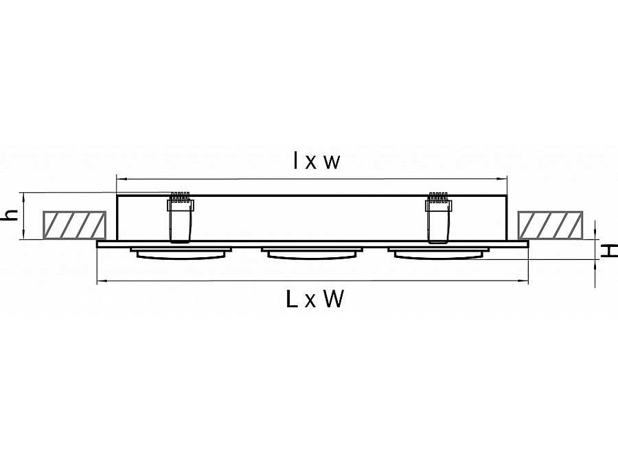 Встраиваемый светильник Lightstar Singo 011603