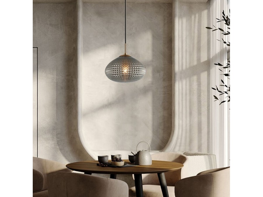 Подвесной светильник Eurosvet Gem 50263/1 темно-серый