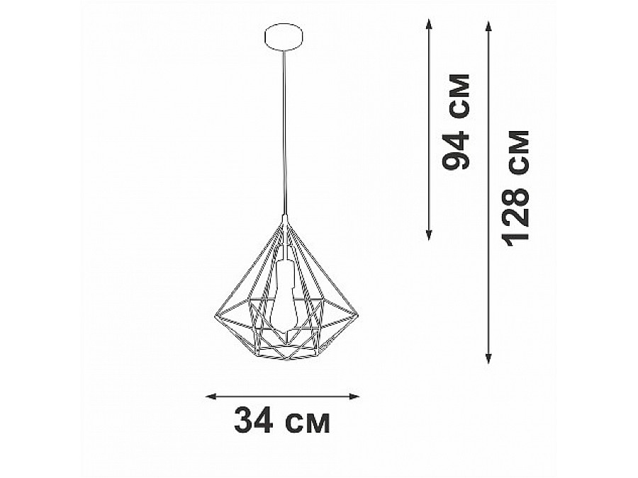 Подвесной светильник Vitaluce V2804 V2804-1/1S