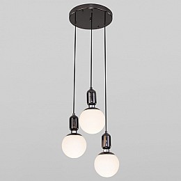 Подвесной светильник Eurosvet Bubble 50151/3 черный жемчуг