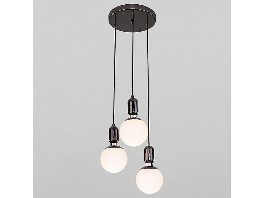 Подвесной светильник Eurosvet Bubble 50151/3 черный жемчуг