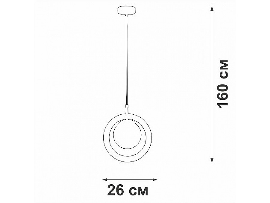 Подвесной светильник Vitaluce V29550 V29550-8/1S