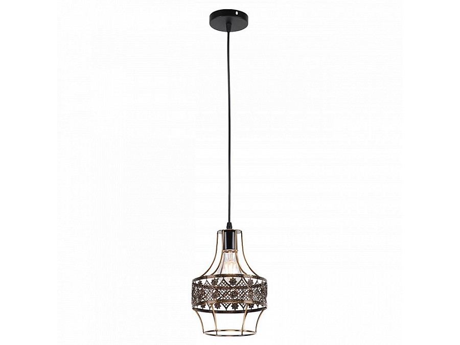 Подвесной светильник Imex MD.0303 MD.0303-1-P BK+ZGD