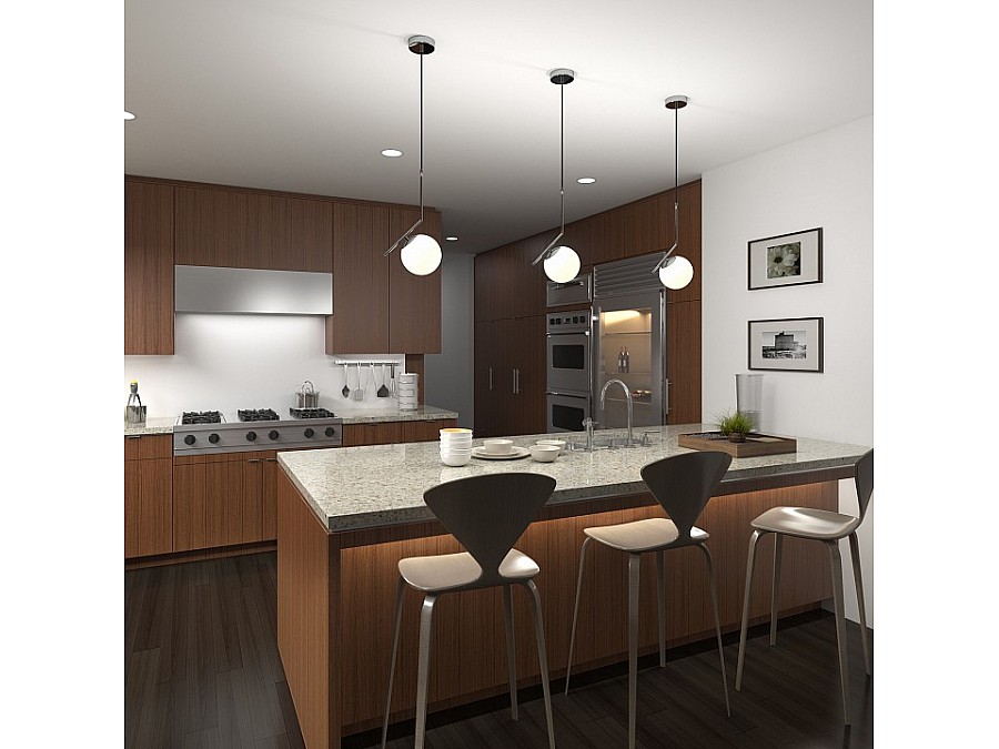 Подвесной светильник Eurosvet Frost 50152/1 хром