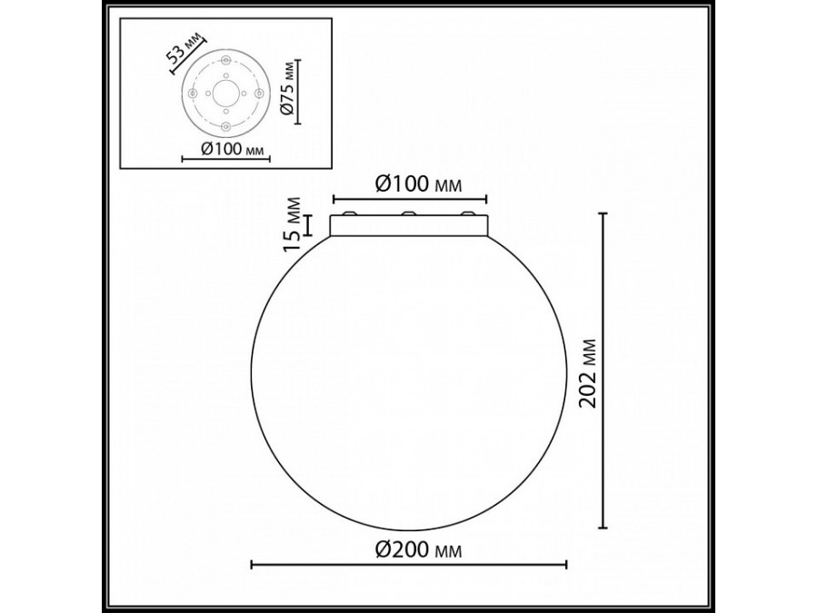 Накладной светильник Odeon Light MIDCENT 7109/1CA
