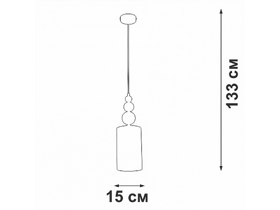 Подвесной светильник Vitaluce V2995 V2995-1/1S