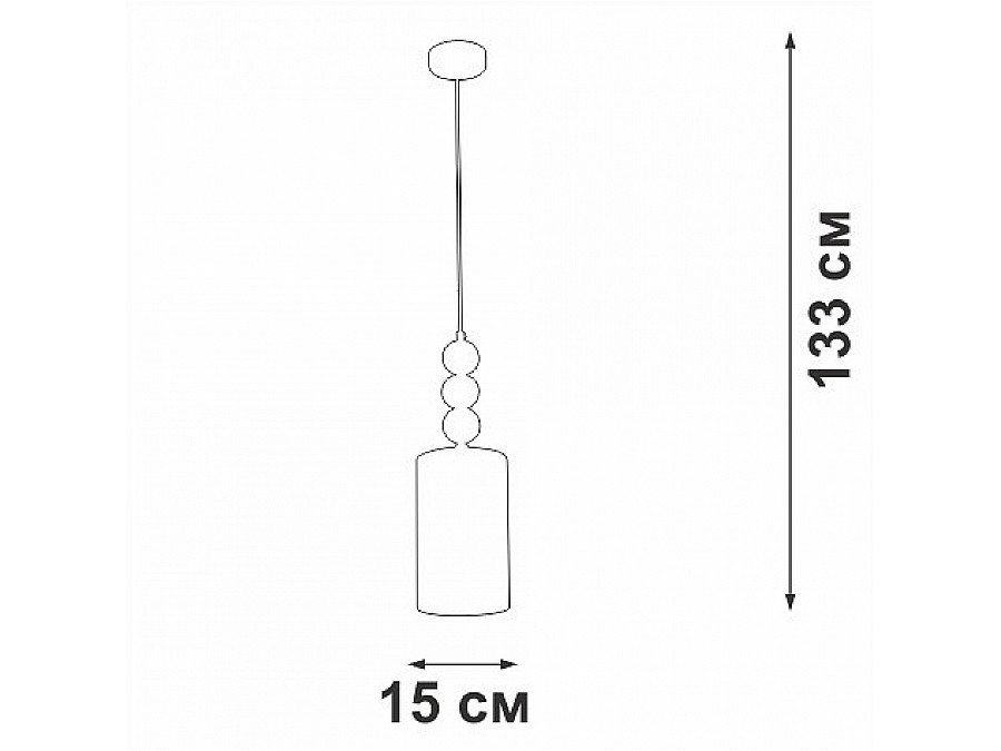 Подвесной светильник Vitaluce V2996 V2996-1/1S