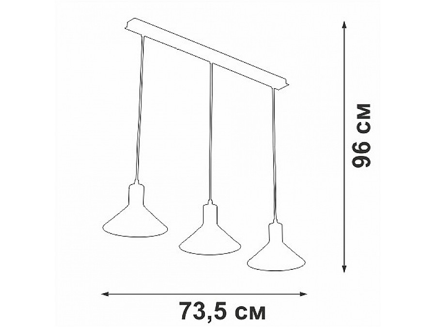 Подвесной светильник Vitaluce V3788 V3788-1/3S