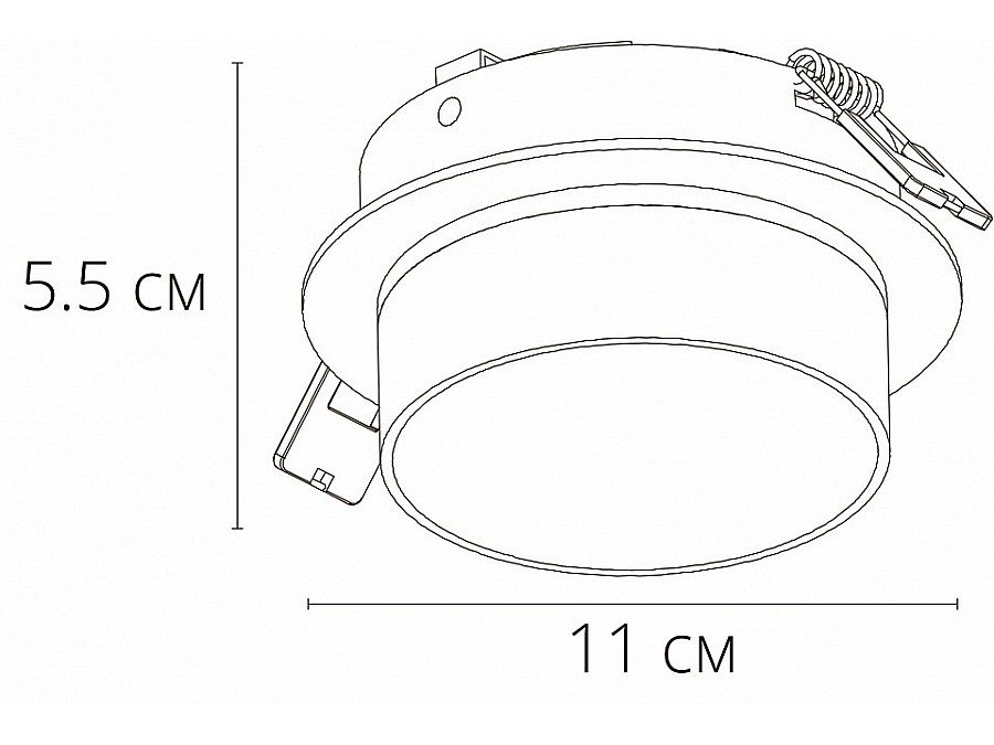Встраиваемый светильник Arte Lamp Imai A2264PL-1WH