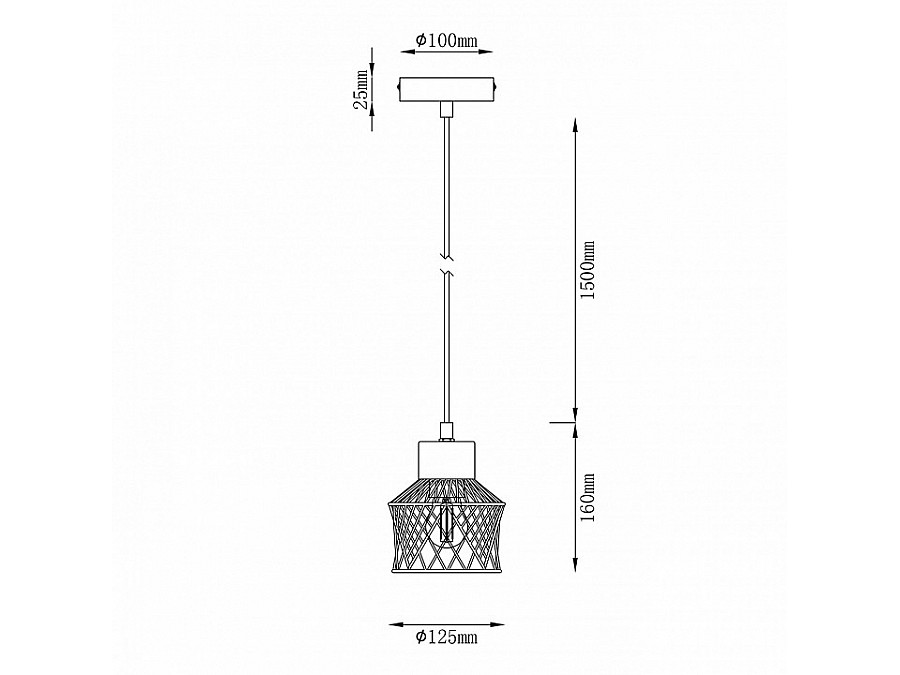 Подвесной светильник Escada Averio 10174/1S White