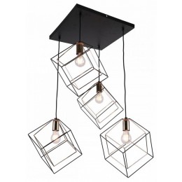 Подвесной светильник Imex MD.0830 MD.0830-4-P BK+FGD