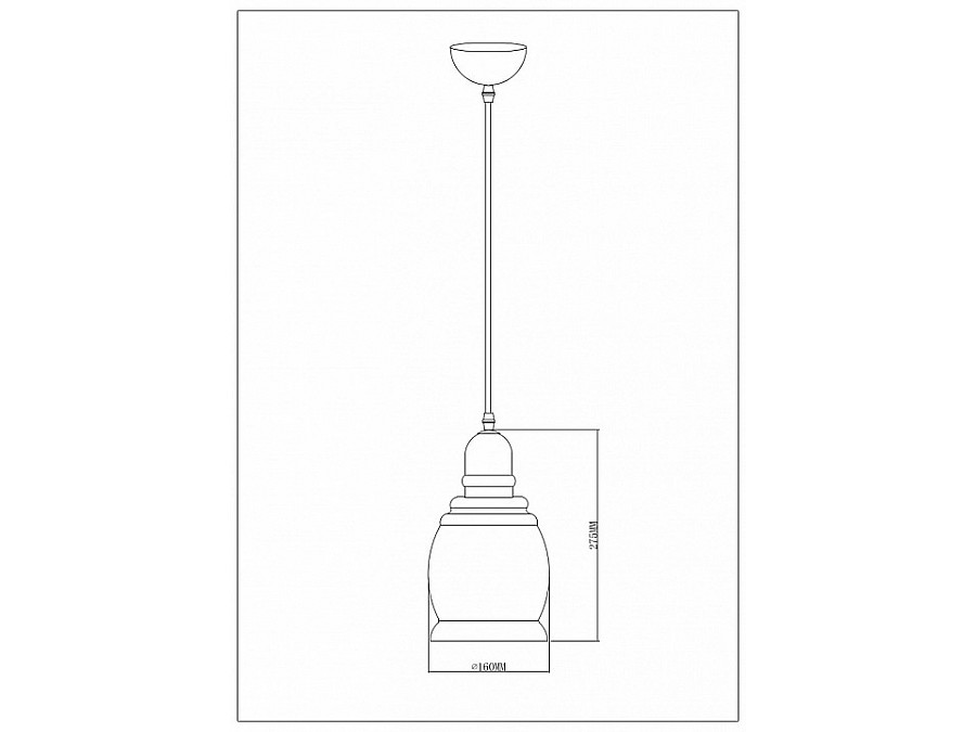 Подвесной светильник Escada Fireside 1101/1