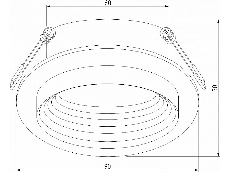 Встраиваемый светильник Elektrostandard Senso a064250