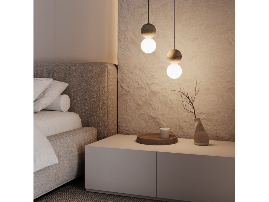 Подвесной светильник Eurosvet Stone 304051 травертин