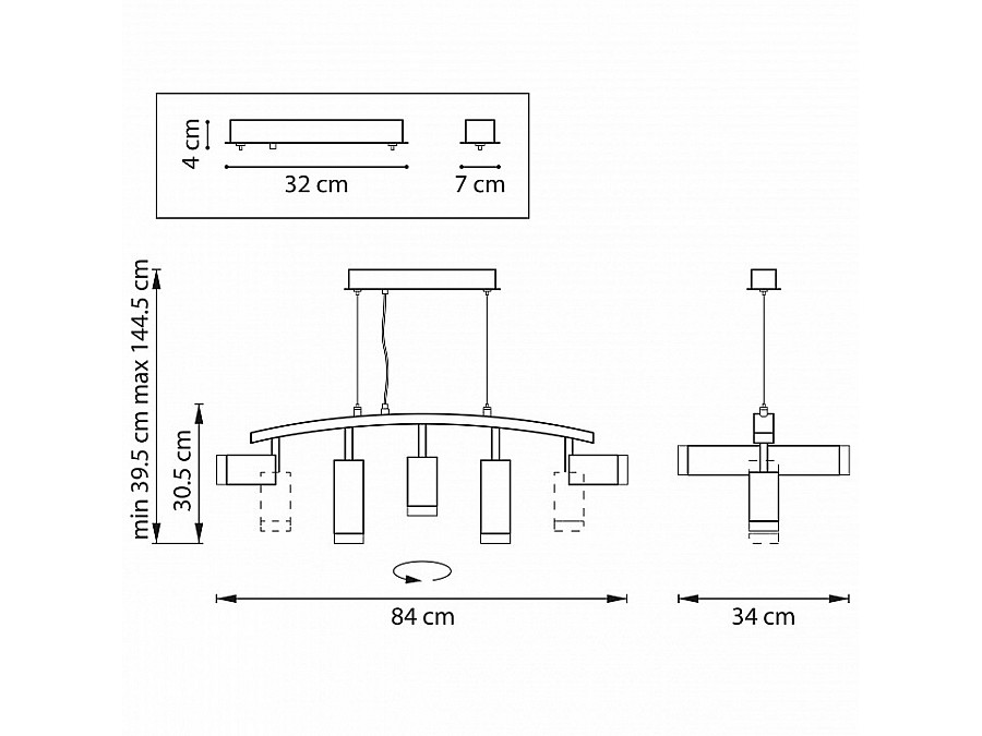 Подвесной светильник Lightstar Rullo LR7353738620