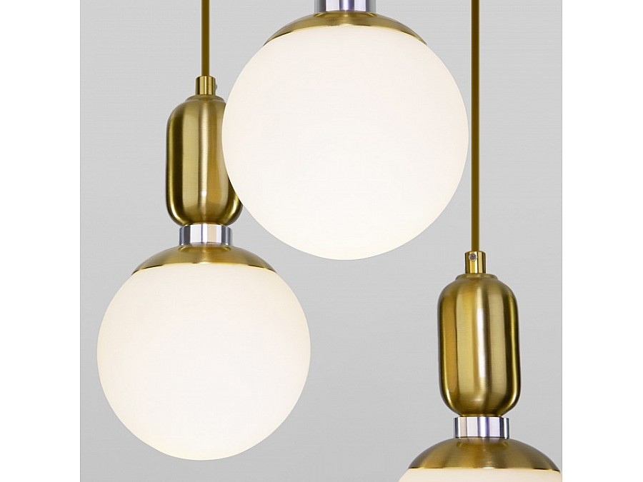 Подвесной светильник Eurosvet Bubble 50151/3 латунь