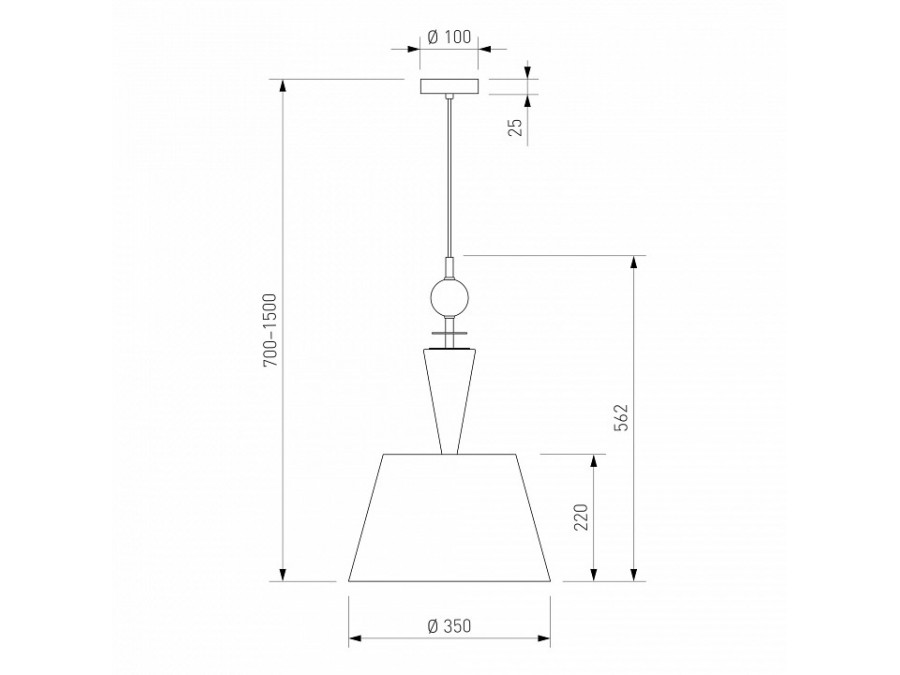 Подвесной светильник Eurosvet Teja 104014