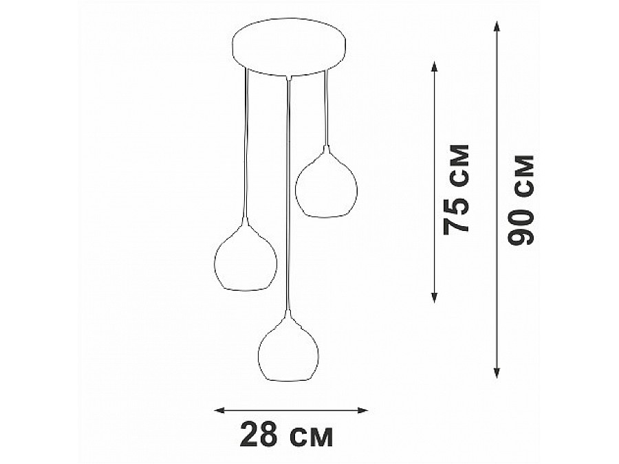 Подвесной светильник Vitaluce V3785 V3785-0/3S