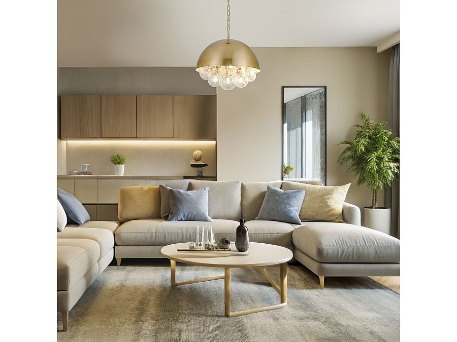 Подвесной светильник Eurosvet Anait 30177 латунь