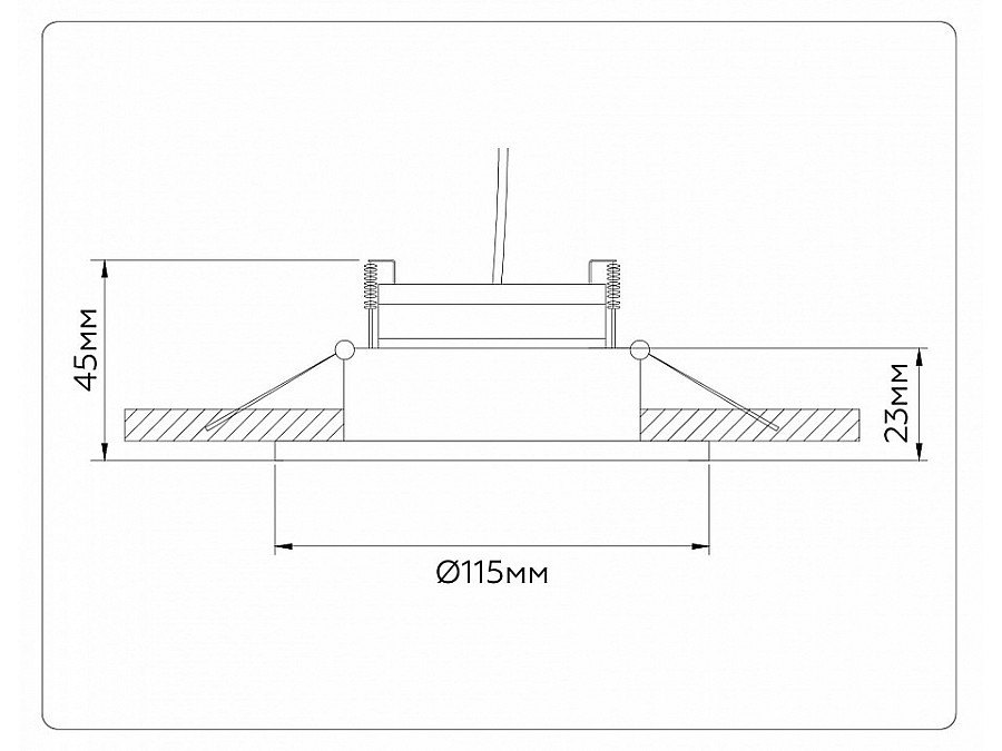 Встраиваемый светильник Ambrella Light TN TN51912