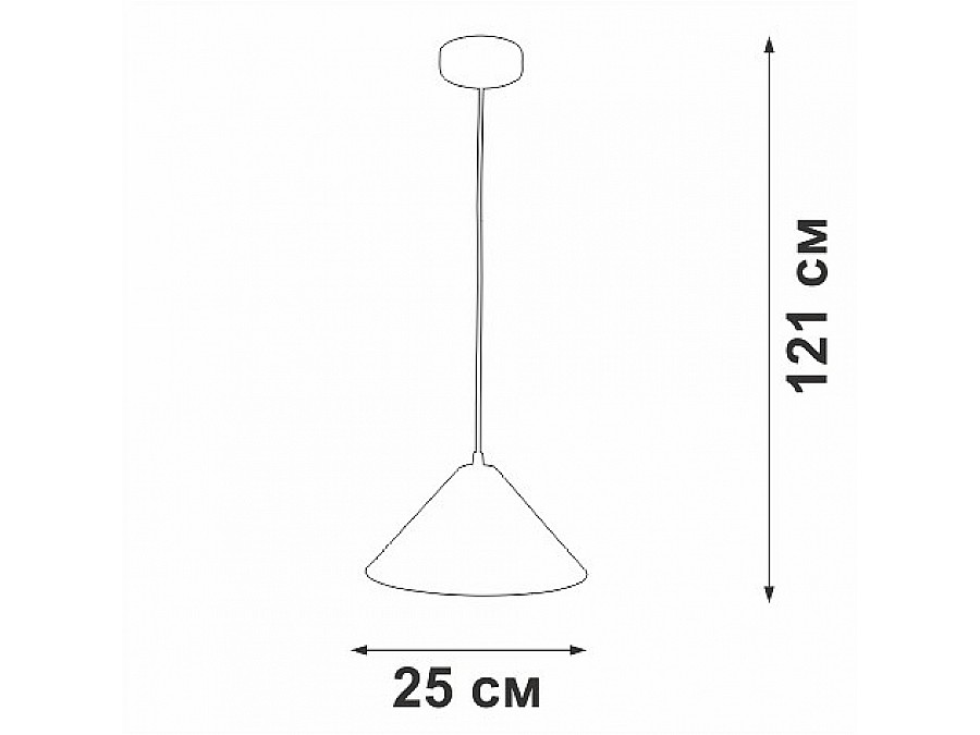 Подвесной светильник Vitaluce V2925 V2925-0/1S