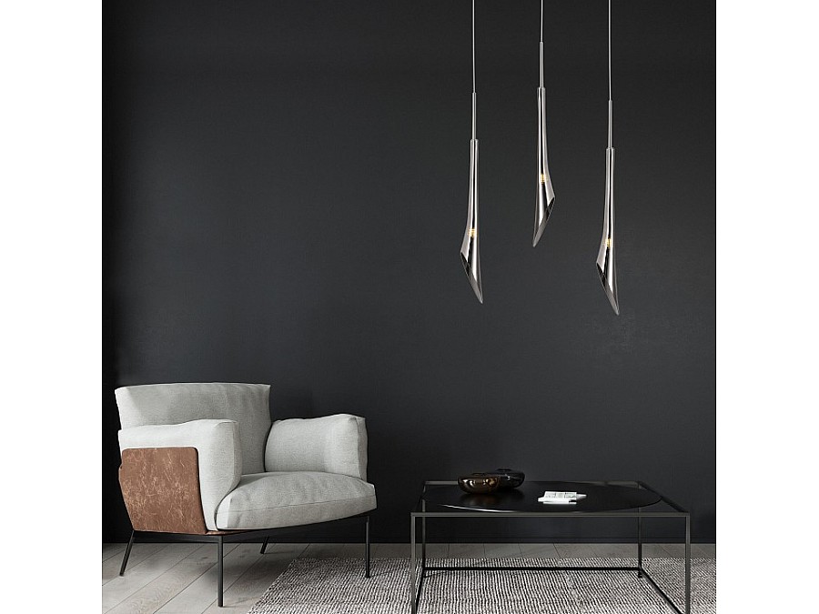 Подвесной светильник Eurosvet Folio 50224/1 дымчатый