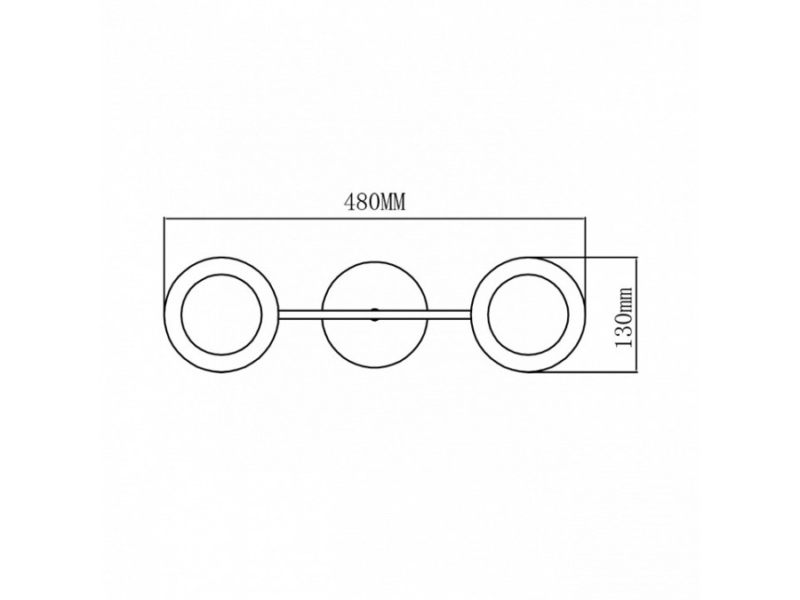 Накладной светильник Escada MUSE 1100/2P