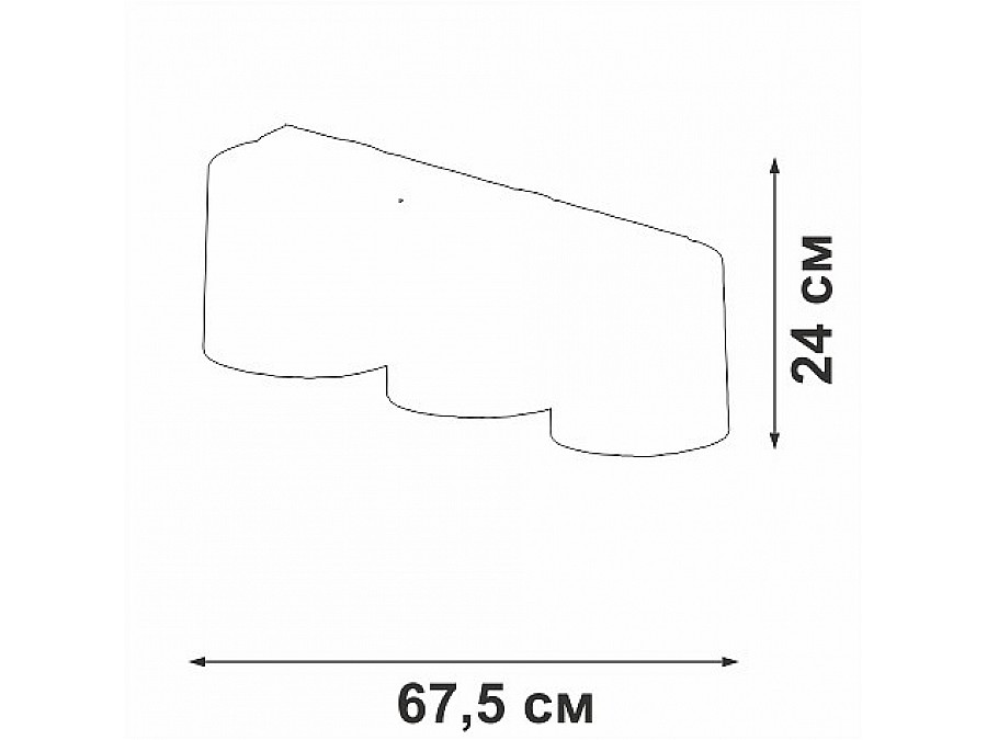 Накладной светильник Vitaluce V2881 V2881-1/3PL