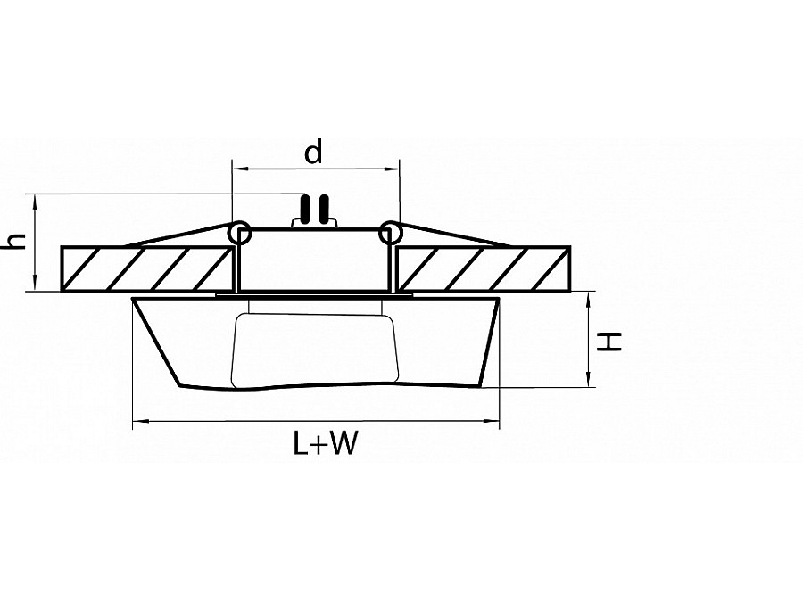 Встраиваемый светильник Lightstar Flutto 006430
