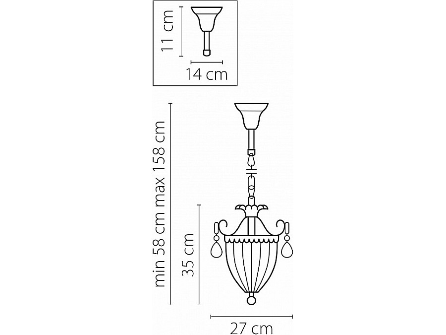 Подвесной светильник Lightstar Schon 790032