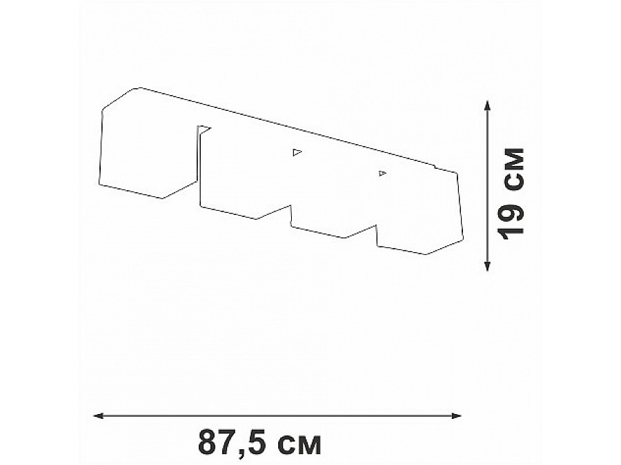 Накладной светильник Vitaluce V2879 V2879-1/4PL