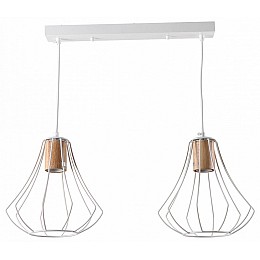 Подвесной светильник Imex MD.9052 MD.9052-2-P-WH+WOOD