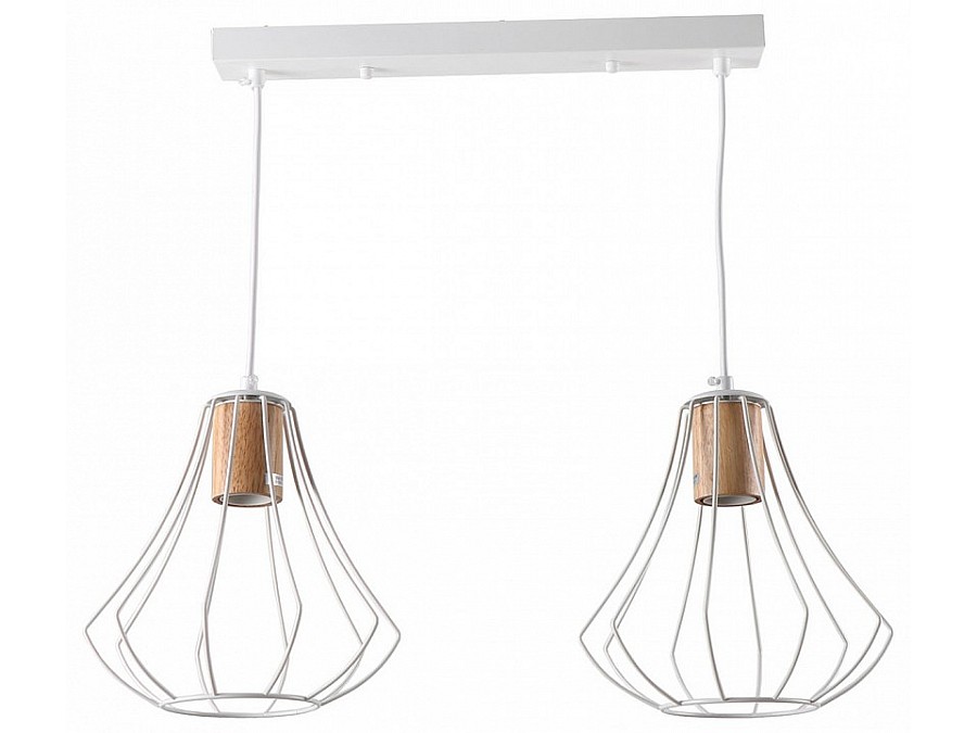 Подвесной светильник Imex MD.9052 MD.9052-2-P-WH+WOOD