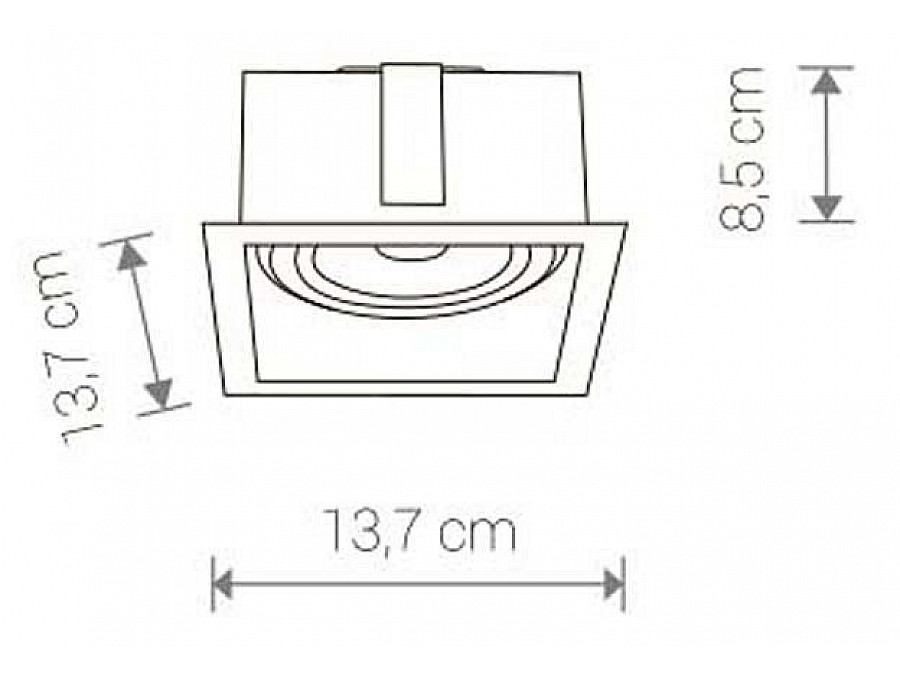 Встраиваемый светильник Nowodvorski Mod 9417