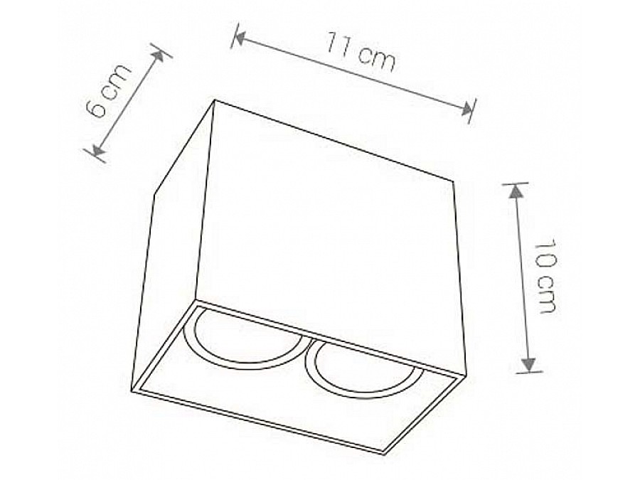 Накладной светильник Nowodvorski Gap 9384