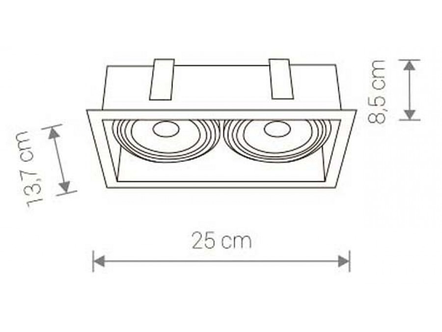 Встраиваемый светильник Nowodvorski Mod 9416