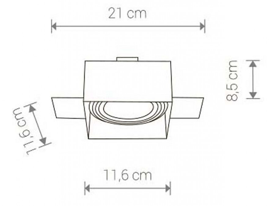 Встраиваемый светильник Nowodvorski Mod Plus 9404