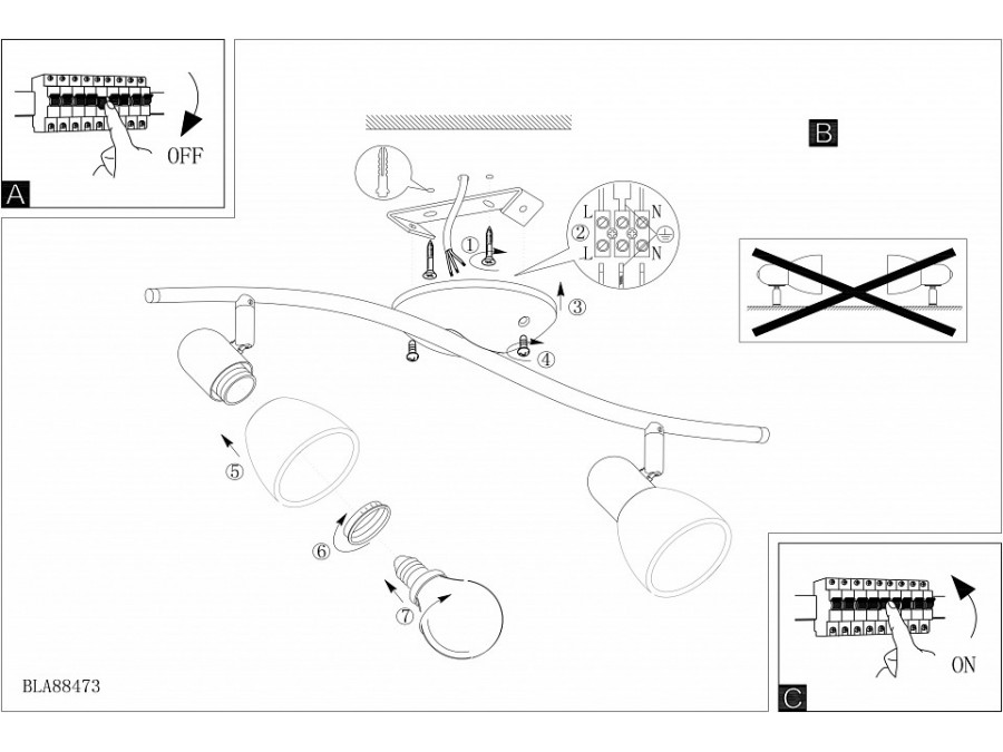 Спот Eglo Dakar 1 88473