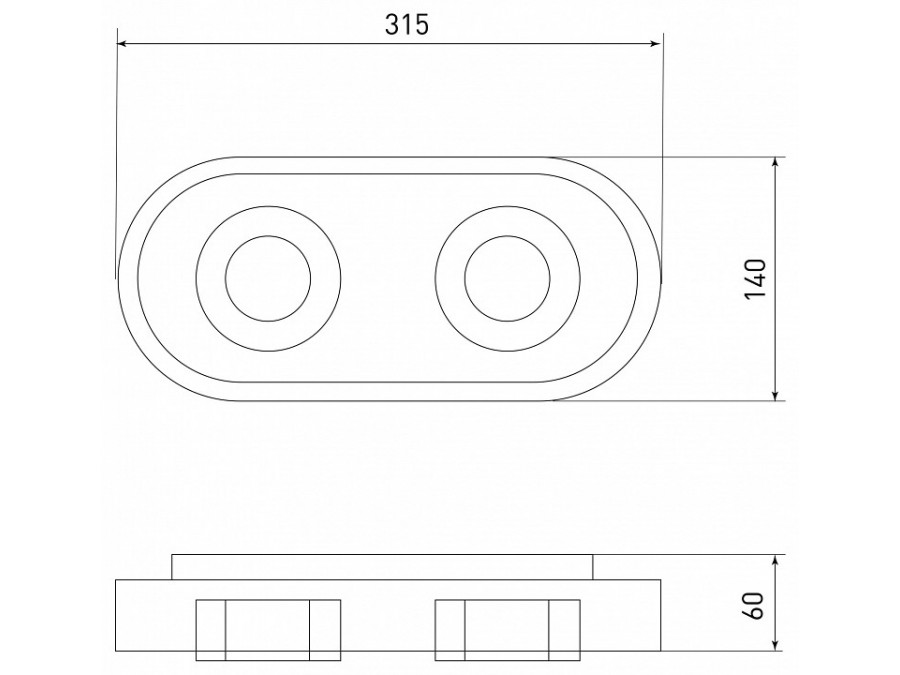 Спот Eurosvet Slam 20123/2 LED белый