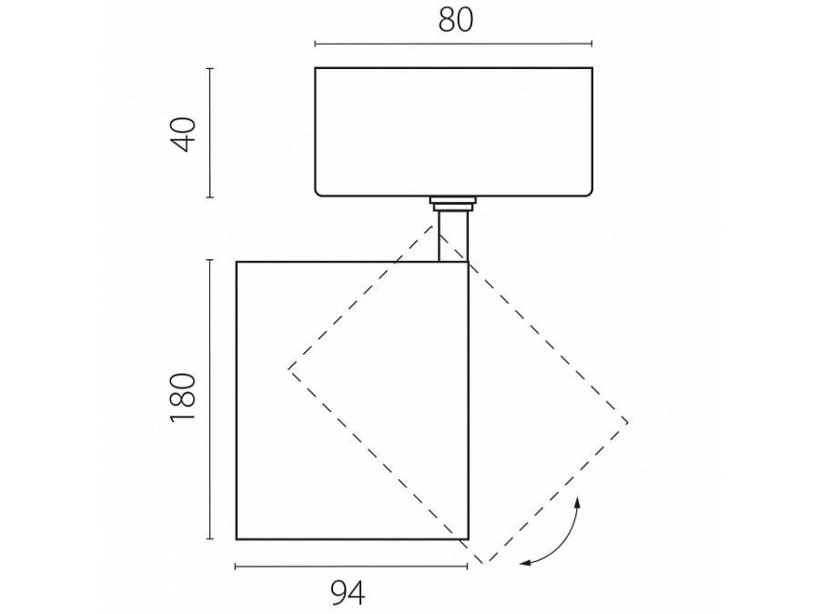 Спот Lightstar Canno Pro C4406SO