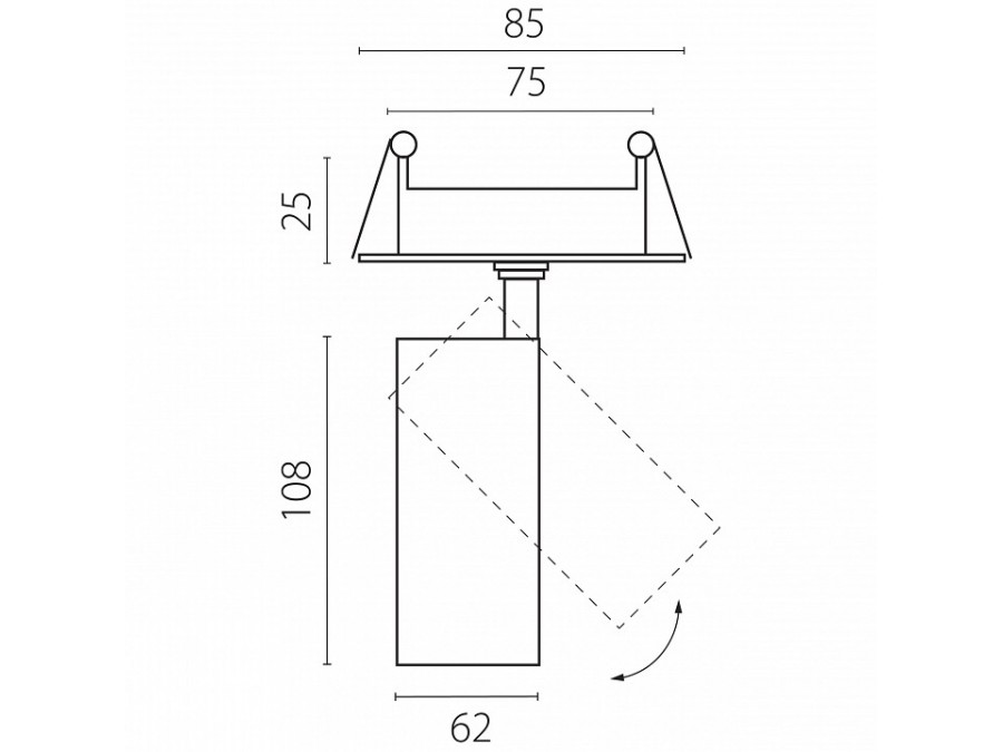 Спот Lightstar Alta Base A5147RS
