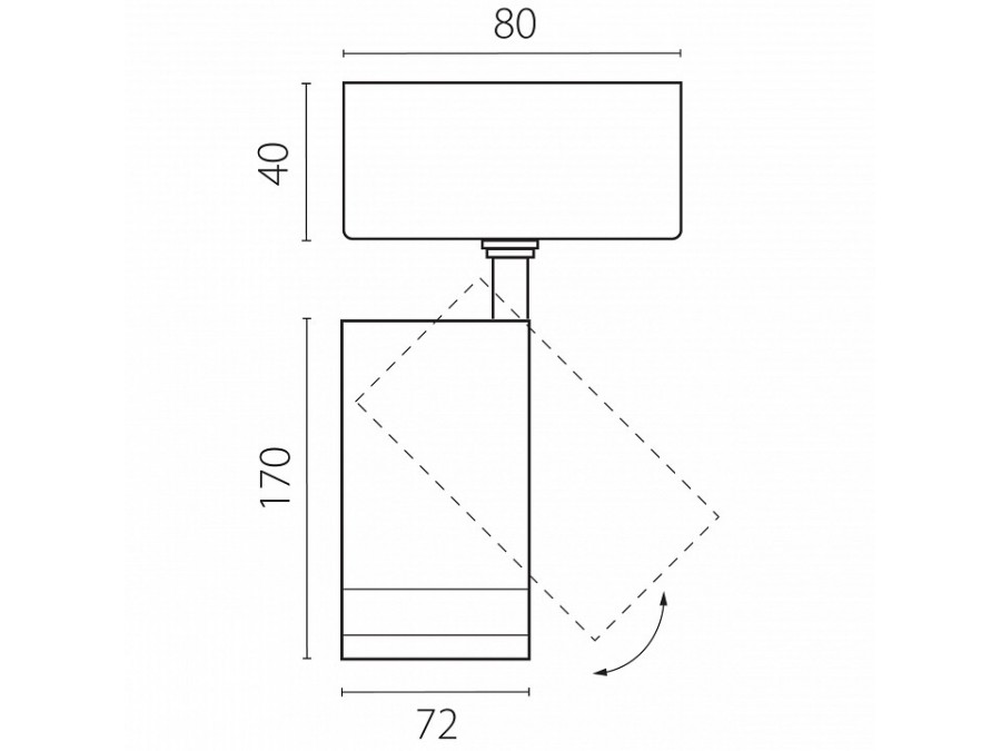 Спот Lightstar Canno Pro C4206SO