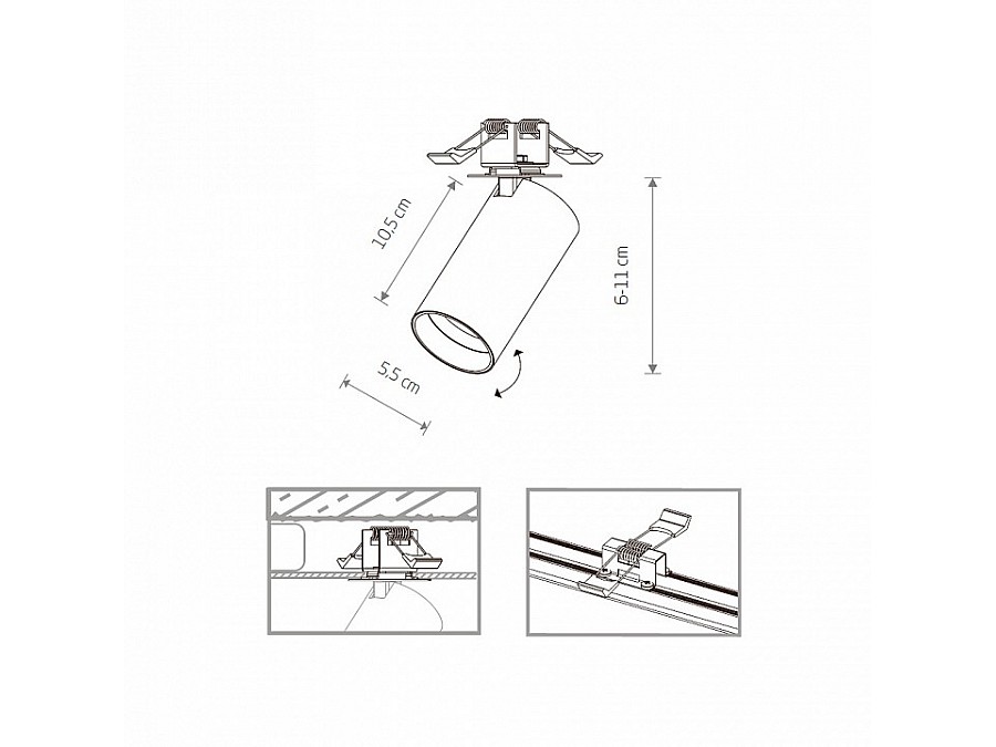 Спот Nowodvorski Mono Surface 7683