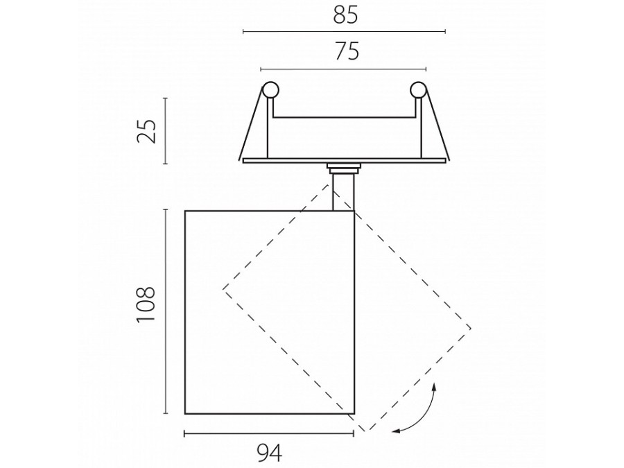 Спот Lightstar Alta Base A5447RS