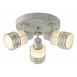 Спот Eurosvet Silvia 20026/3 белый с золотом