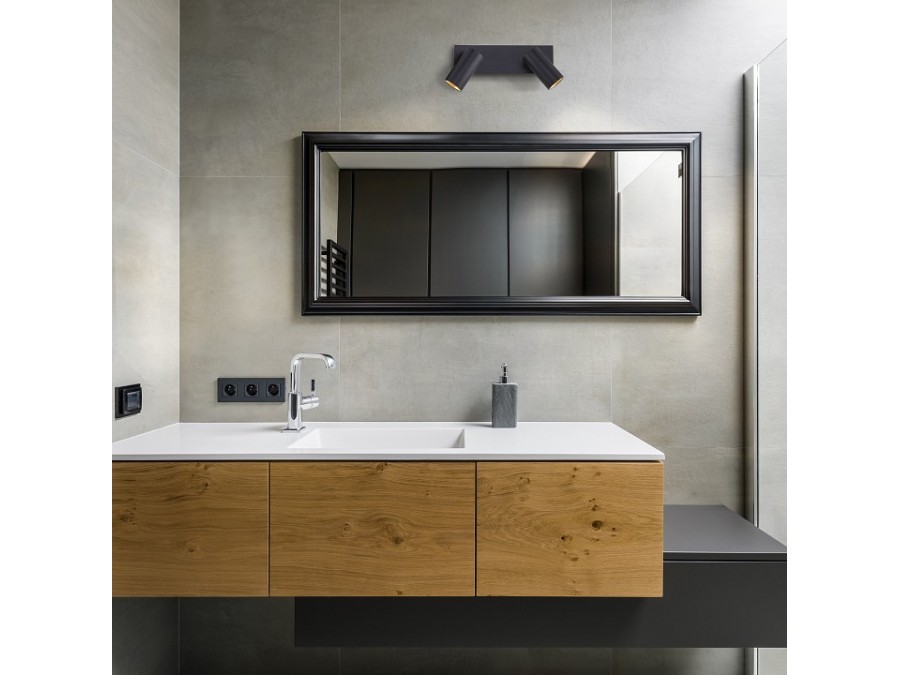 Бра Eurosvet Fleur 20066/2 LED черный/золото