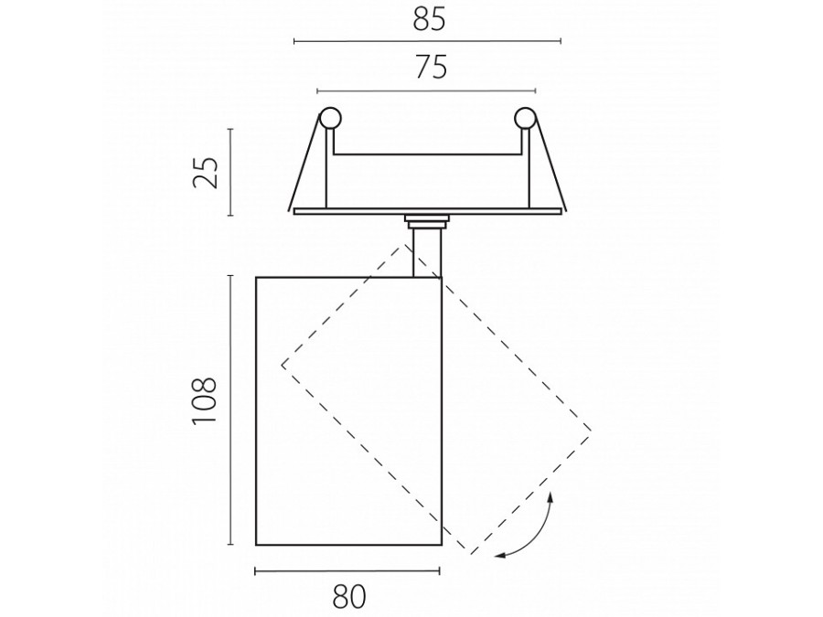 Спот Lightstar Alta Base A5336RS