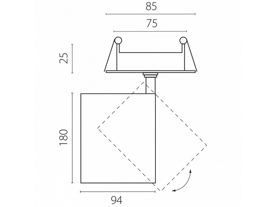 Спот Lightstar Canno Pro C4407RS