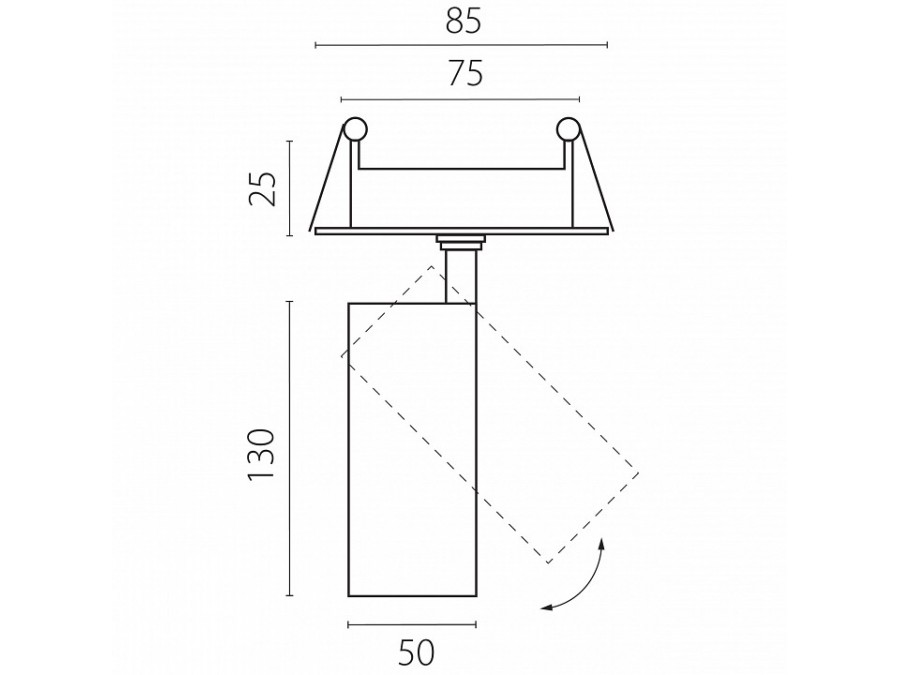 Спот Lightstar Canno Pro C4126RS